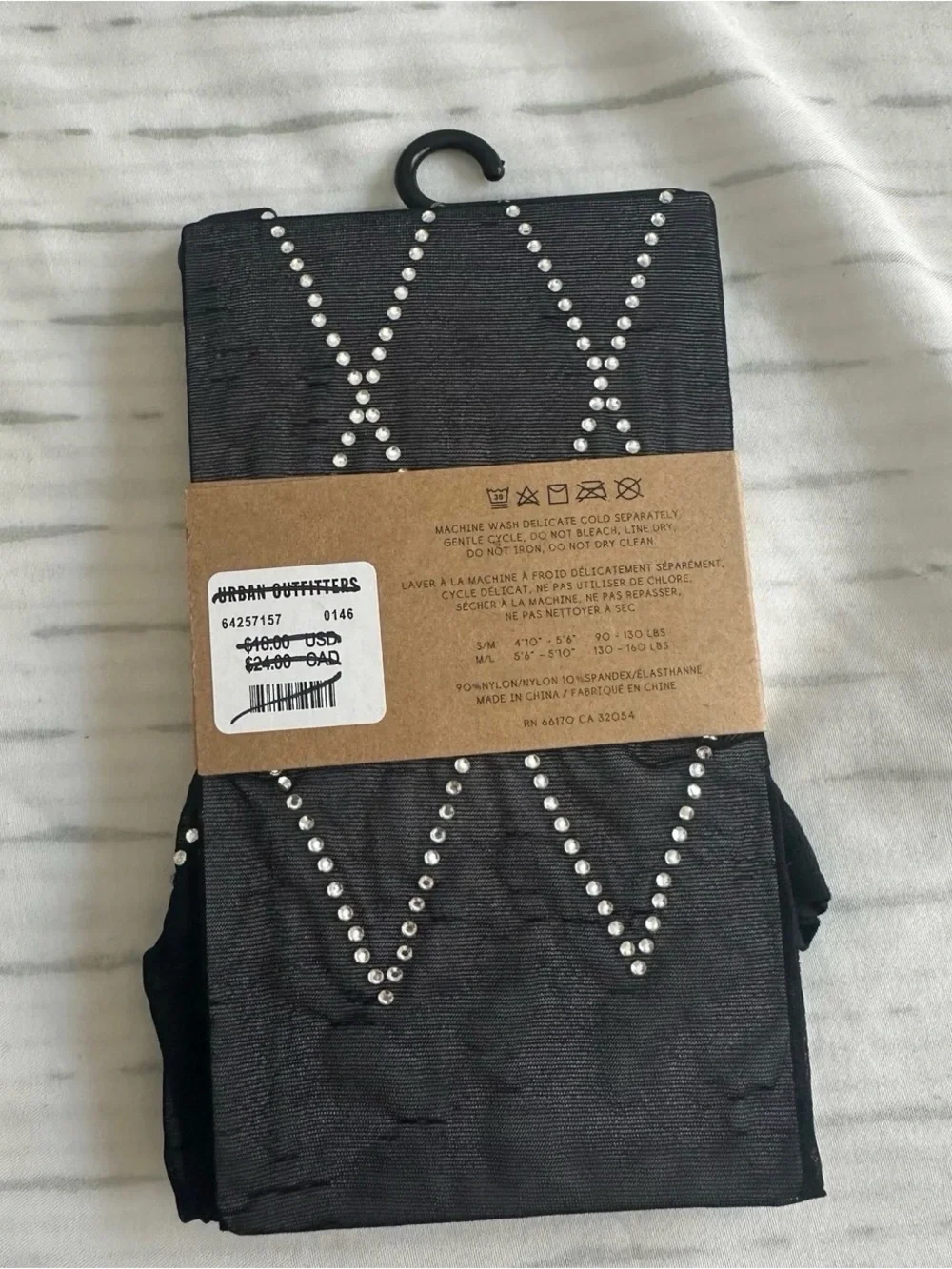 Urban Outfitters Set of 2 Black Tights